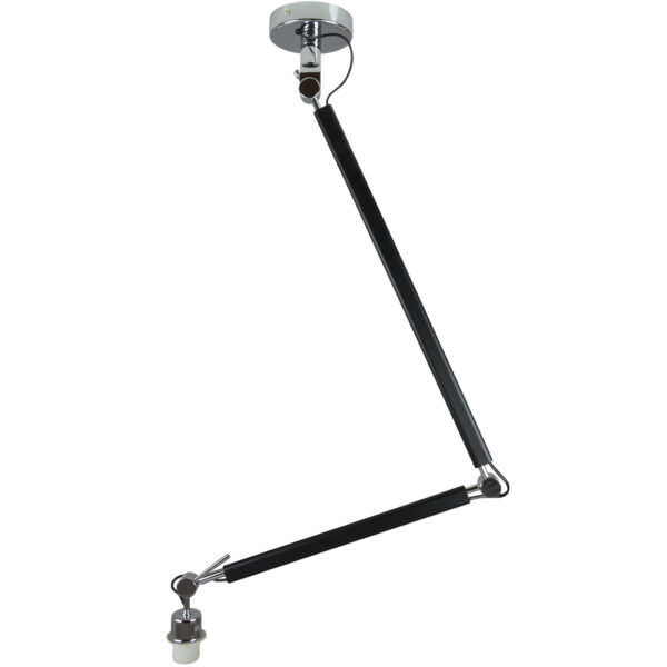 Korpus lampy ściennej ZYTA S AZ1844, czarny / chromowany, 1×E27 – AZzardo