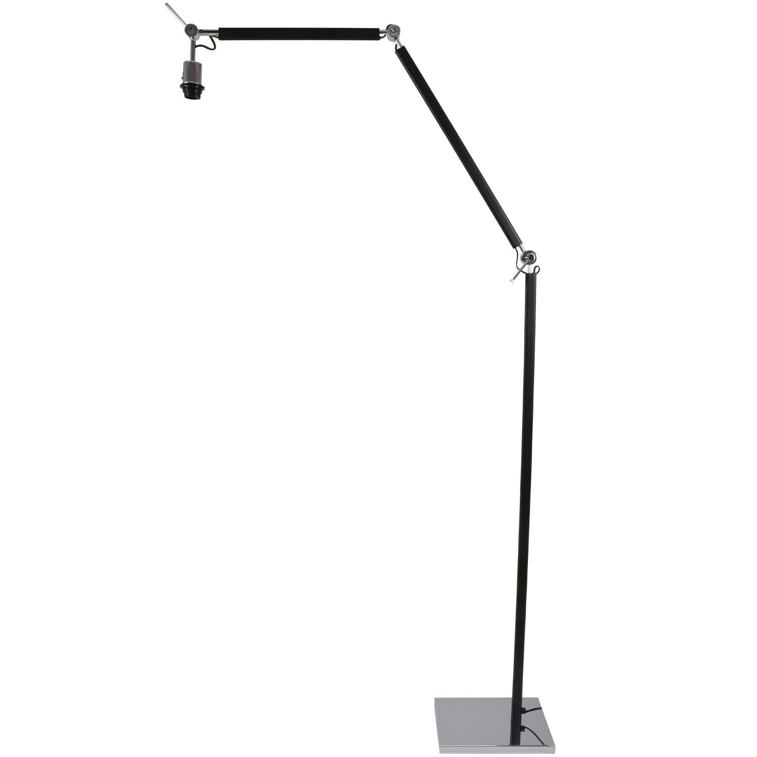 Korpus lampy podłogowej ZYTA AZ1849, czarny / chromowany, 1×E27 – AZzardo