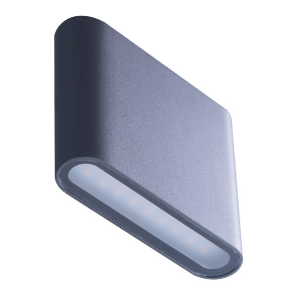 Kinkiet zewnętrzny CREMONA S AZ2180, grafitowy, LED 6 W, 3000 K, IP54 – AZzardo