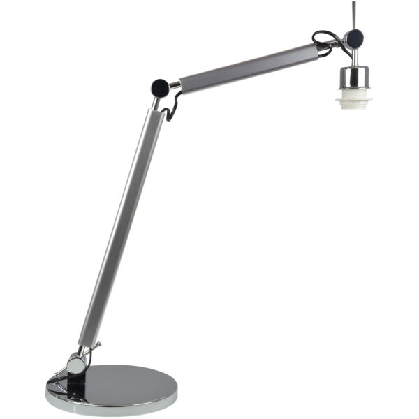 Korpus lampy stołowej ZYTA S AZ2307, w kolorze aluminium / chromowany, 1×E27 – AZzardo