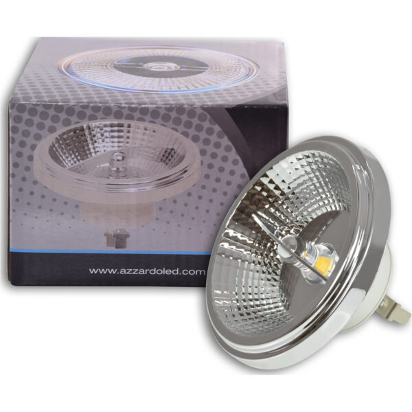 Żarówka LED AZ2362, chromowana, GU10, 12 W, 3000 K – AZzardo
