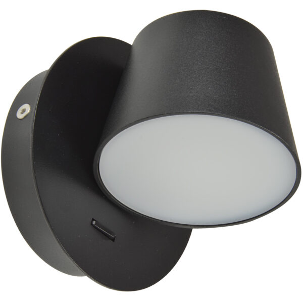 Kinkiet RAMONA 1 AZ2565, czarny, LED 6 W, 3000 K – AZzardo