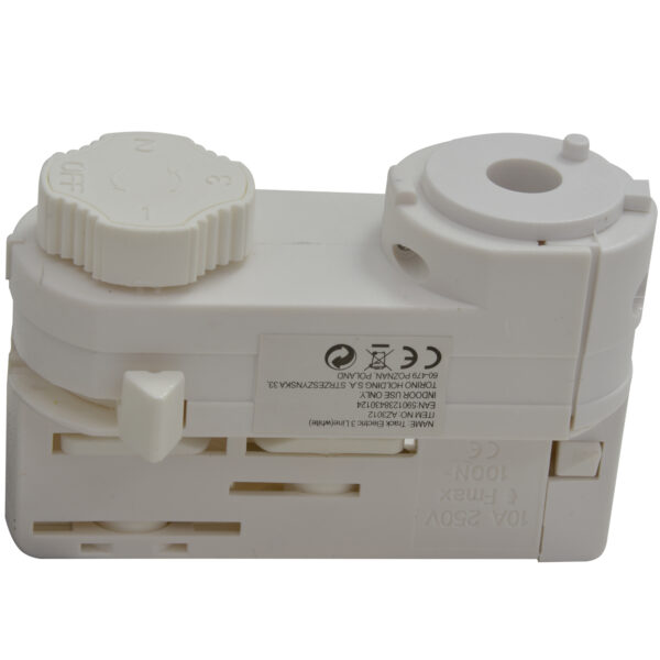 Adapter do szyn 3LINE AZ3012, biały – AZzardo