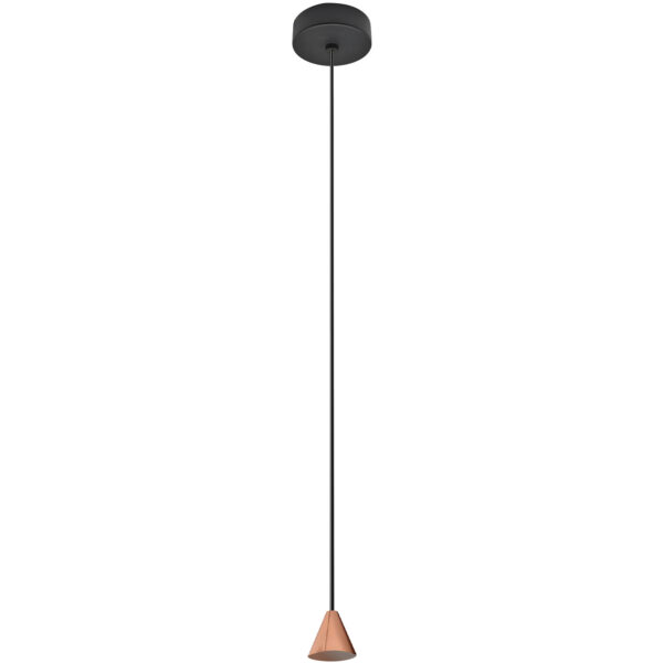 Korpus lampy TENTOR AZ3085, w kolorze różowego złota, LED 7 W, 3300 K – AZzardo