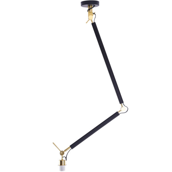 Korpus lampy wiszącej ZYTA S AZ4189, czarny / złoty, 1×E27 – AZzardo
