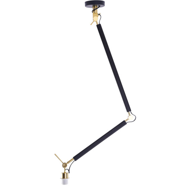 Korpus lampy wiszącej ZYTA M AZ4192, czarny / złoty, 1×E27 – AZzardo