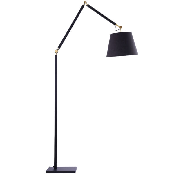 Korpus lampy podłogowej ZYTA AZ4193, czarny / złoty, 1×E27 – AZzardo