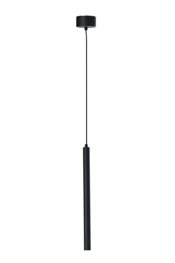 Lampa wisząca ERKEN 1 AZ5967, czarna, LED 7 W, CCT – AZzardo