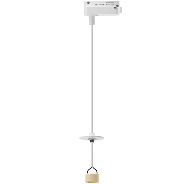 Baza lampy wiszącej do szyn 1LINE LUCAS AZ6153, biała, 1×GU10 – AZzardo