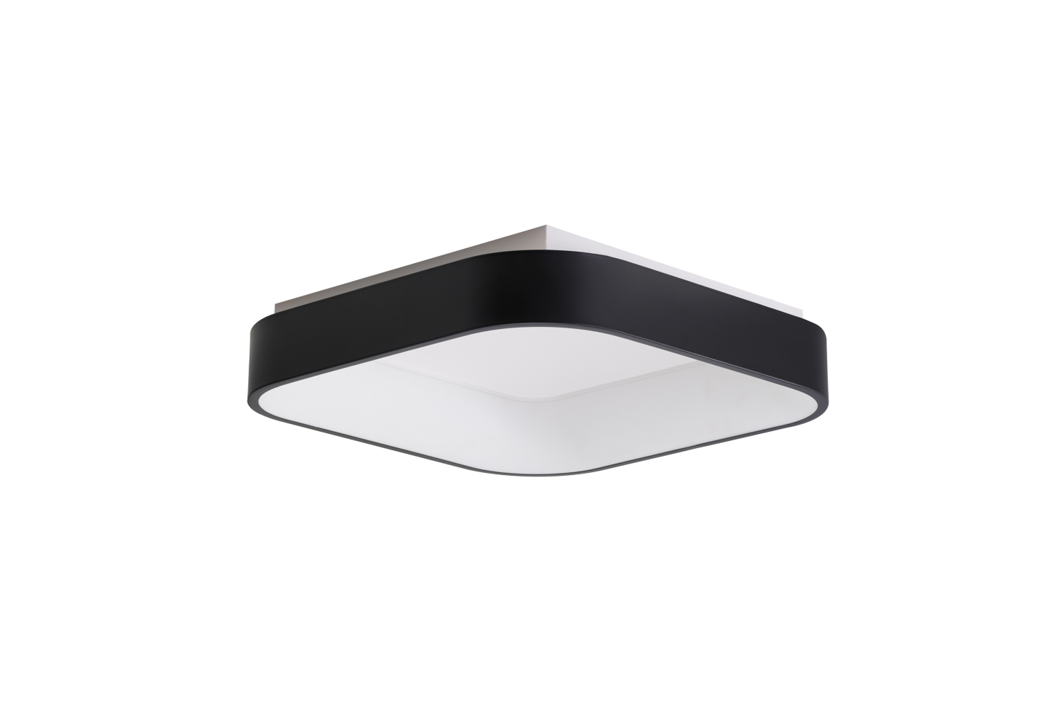 Plafon SOVANA SQUARE 60 AZ6916, czarny, LED 60 W, z pilotem – AZzardo