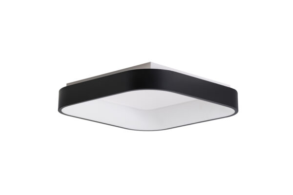 Plafon SOVANA SQUARE 80 AZ6918, czarny, LED 80 W, z pilotem – AZzardo