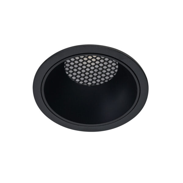 Oprawa wpuszczana TINO R AZ7021, czarna, LED 15 W, CCT – AZzardo