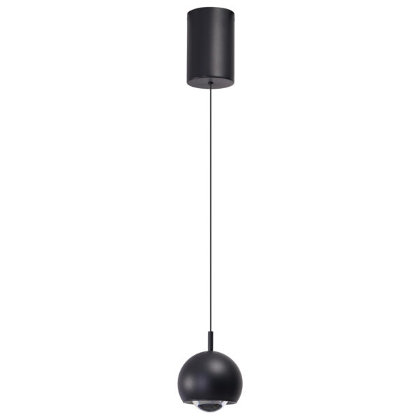 Lampa wisząca GAMBO AZ7033, czarna, LED 10 W, CCT – AZzardo