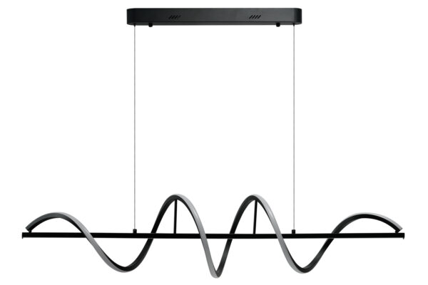 Lampa wisząca MEMPHIS AZ7228, czarna, LED 55 W, 4000 K, ściemnianie 3-stopniowe – AZzardo