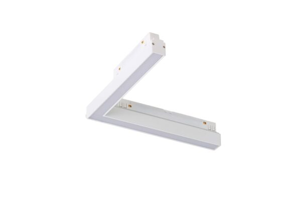 Oprawa szynowa narożna ALFA SAGA A DALI AZ7249, biała, LED 24 W, CCT – AZzardo