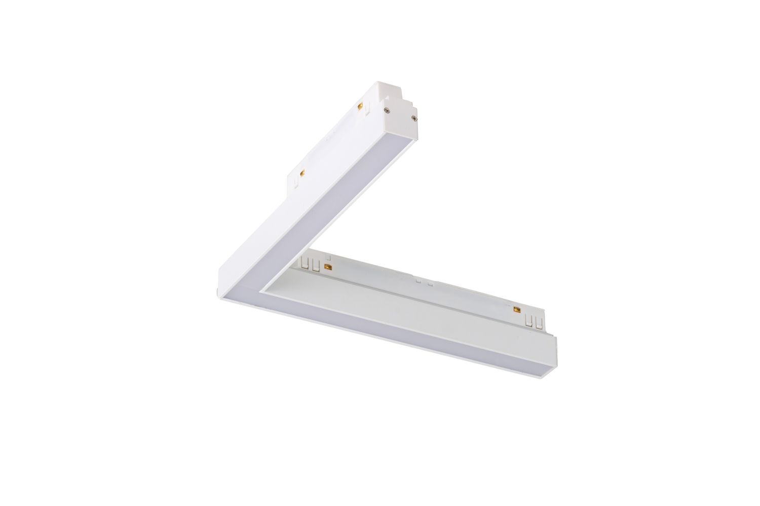 Oprawa szynowa narożna ALFA SAGA A DALI AZ7249, biała, LED 24 W, CCT – AZzardo