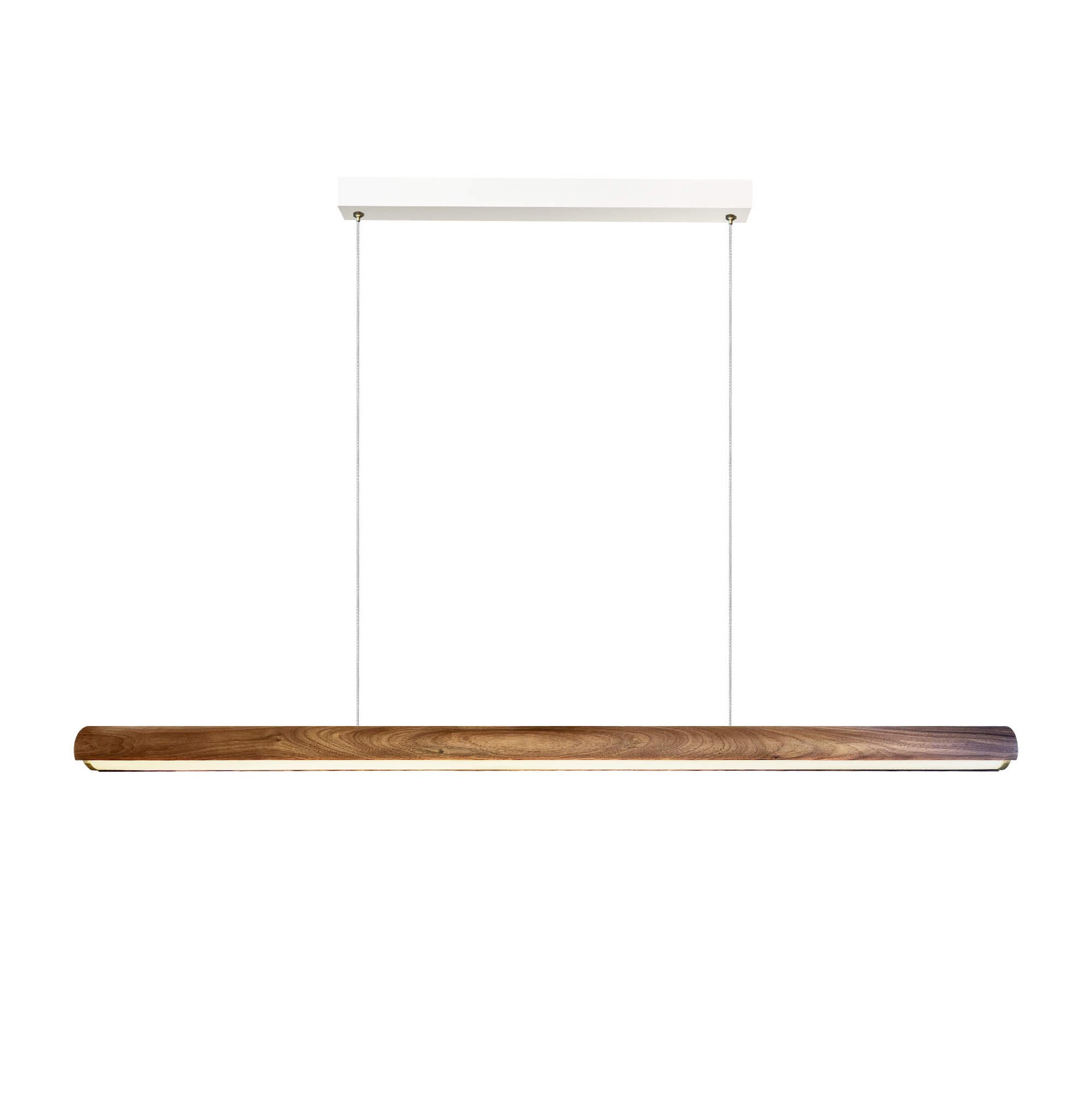 Lampa wisząca minimalistyczna Design For The People AKENO — brązowa, LED, 2620113014 - obrazek 3