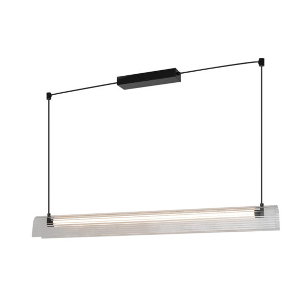 Lampa wisząca nowoczesna Nordlux ALIANI — czarna, LED, 2612403003
