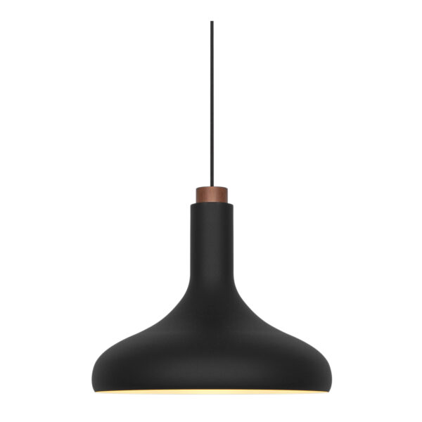 Lampa wisząca skandynawska Design For The People FUJI — czarna, E27, 2620153003