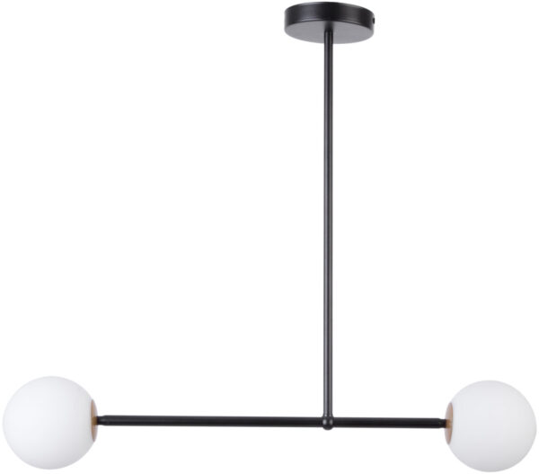 Lampa wisząca klasyczna GAMA 2 czarny, 2 × G9 – Sigma Lighting 33192