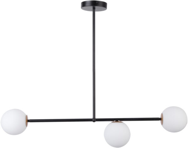 Lampa wisząca klasyczna GAMA 3 czarny, 3 × G9 – Sigma Lighting 33190