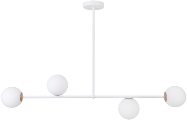 Lampa wisząca klasyczna GAMA 4 biały, 4 × G9 – Sigma Lighting 33189