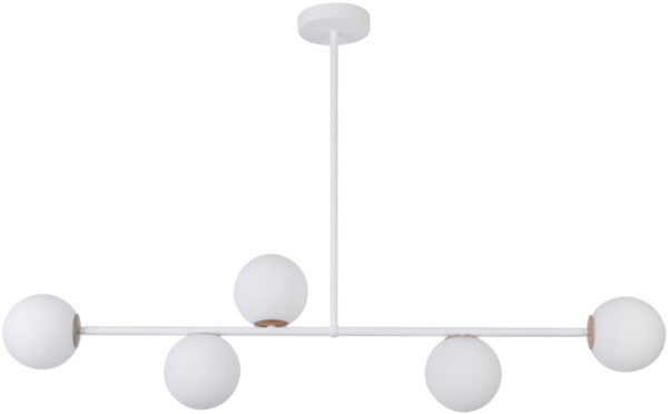 Lampa wisząca klasyczna GAMA 5 biały, 5 × G9 – Sigma Lighting 33187