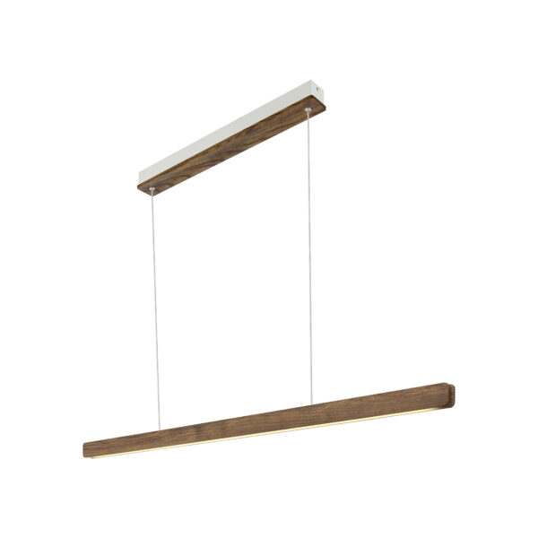 Lampa wisząca skandynawska Nordlux ILGAS — ciemnobrązowa, LED, 2412053018