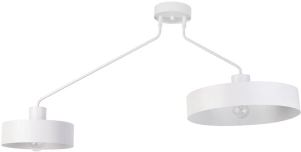 Plafon loftowy JUMBO 2 biały, 2 × E27 – Sigma Lighting 31532