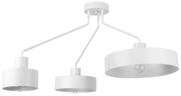 Plafon loftowy JUMBO 3 biały, 3 × E27 – Sigma Lighting 31534