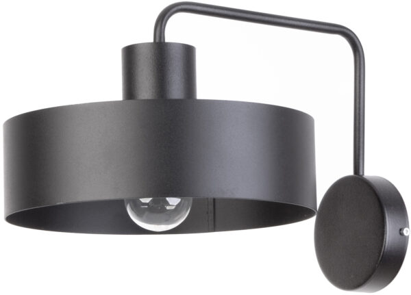 Kinkiet klasyczny VASCO czarny, 1 × E27 – Sigma Lighting 31555