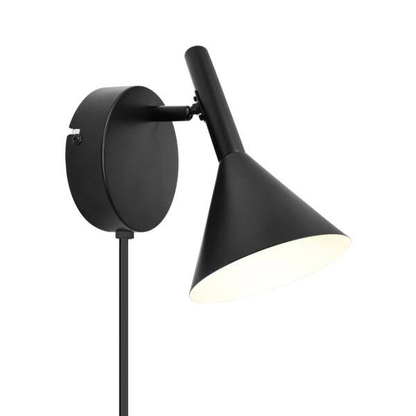 Kinkiet minimalistyczny Nordlux KELVIS — czarny, GU10, 2612741003