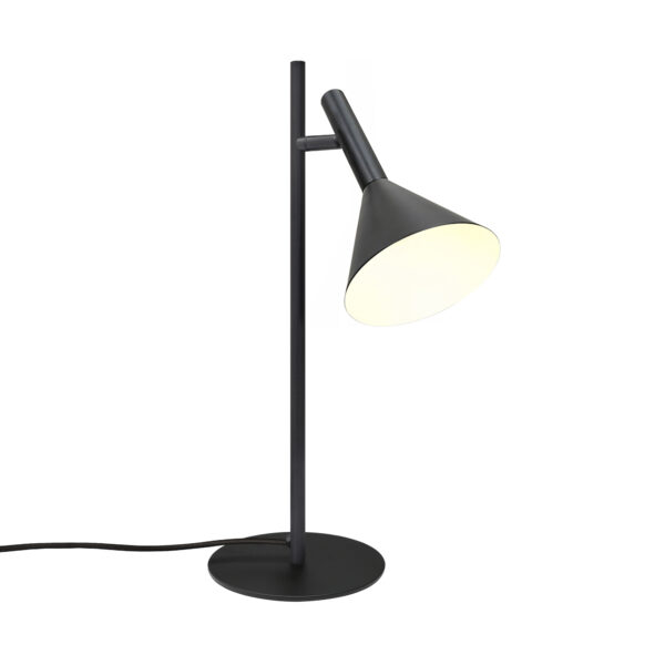 Lampa stołowa minimalistyczna Nordlux KELVIS — czarna, GU10, 2612765003