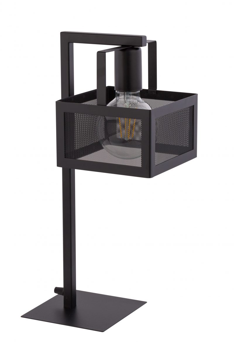 Lampa stołowa industrialna ALBERT czarny, 1 × E27 – Sigma Lighting 50241