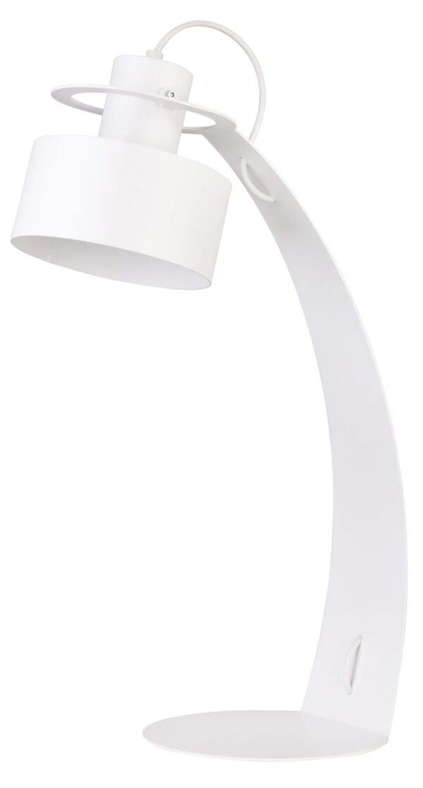 Lampa stołowa minimalistyczna RIF biały, 1 × E27 – Sigma Lighting 50064