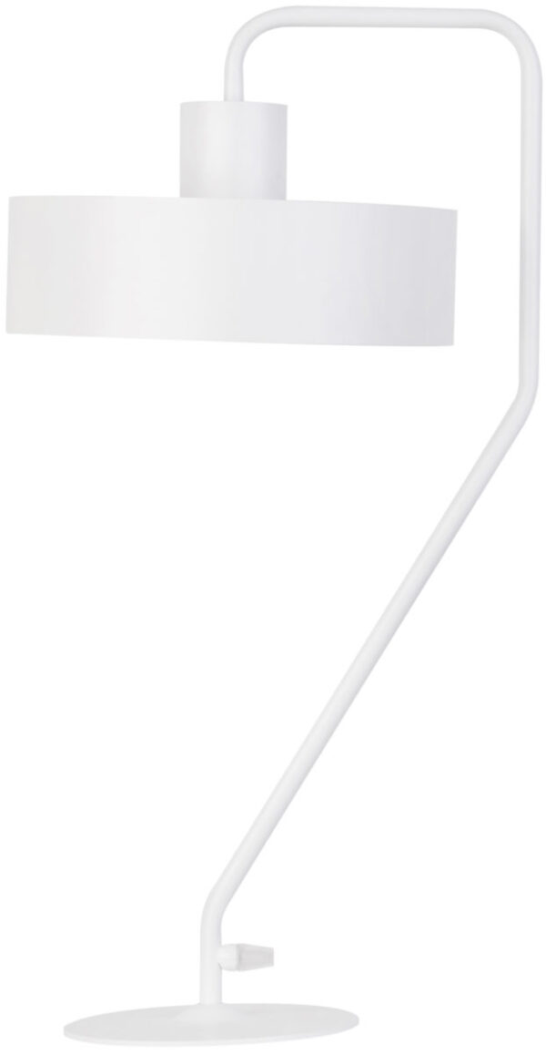 Lampa stołowa klasyczna VASCO biały, 1 × E27 – Sigma Lighting 50119