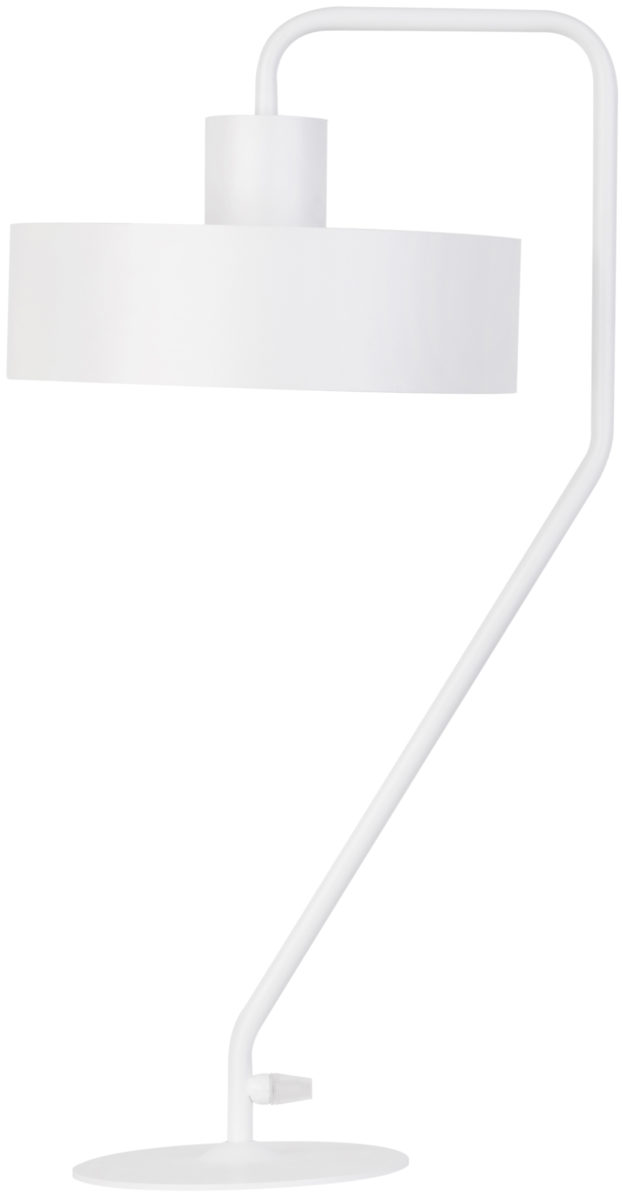 Lampa stołowa klasyczna VASCO biały, 1 × E27 – Sigma Lighting 50119