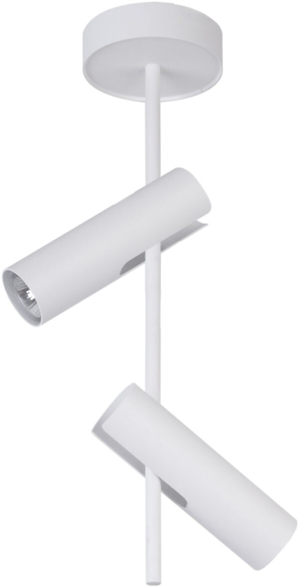 Spot sufitowy minimalistyczny LEDA 2 biały, 2 × GU10 – Sigma Lighting 33105