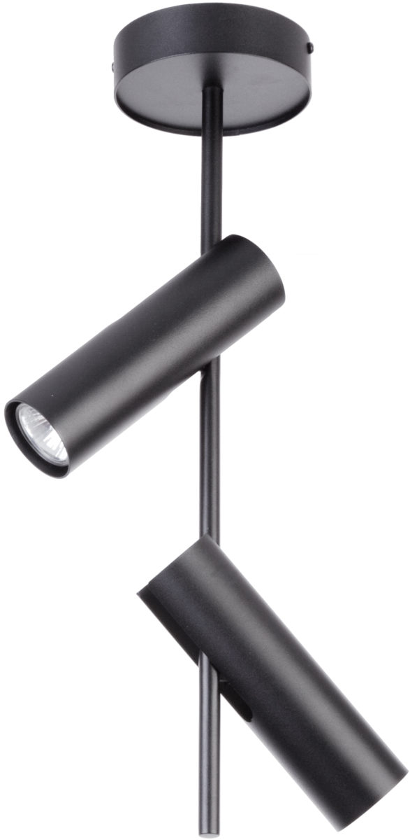 Spot sufitowy minimalistyczny LEDA 2 czarny /spot, 2 × GU10 – Sigma Lighting 33104