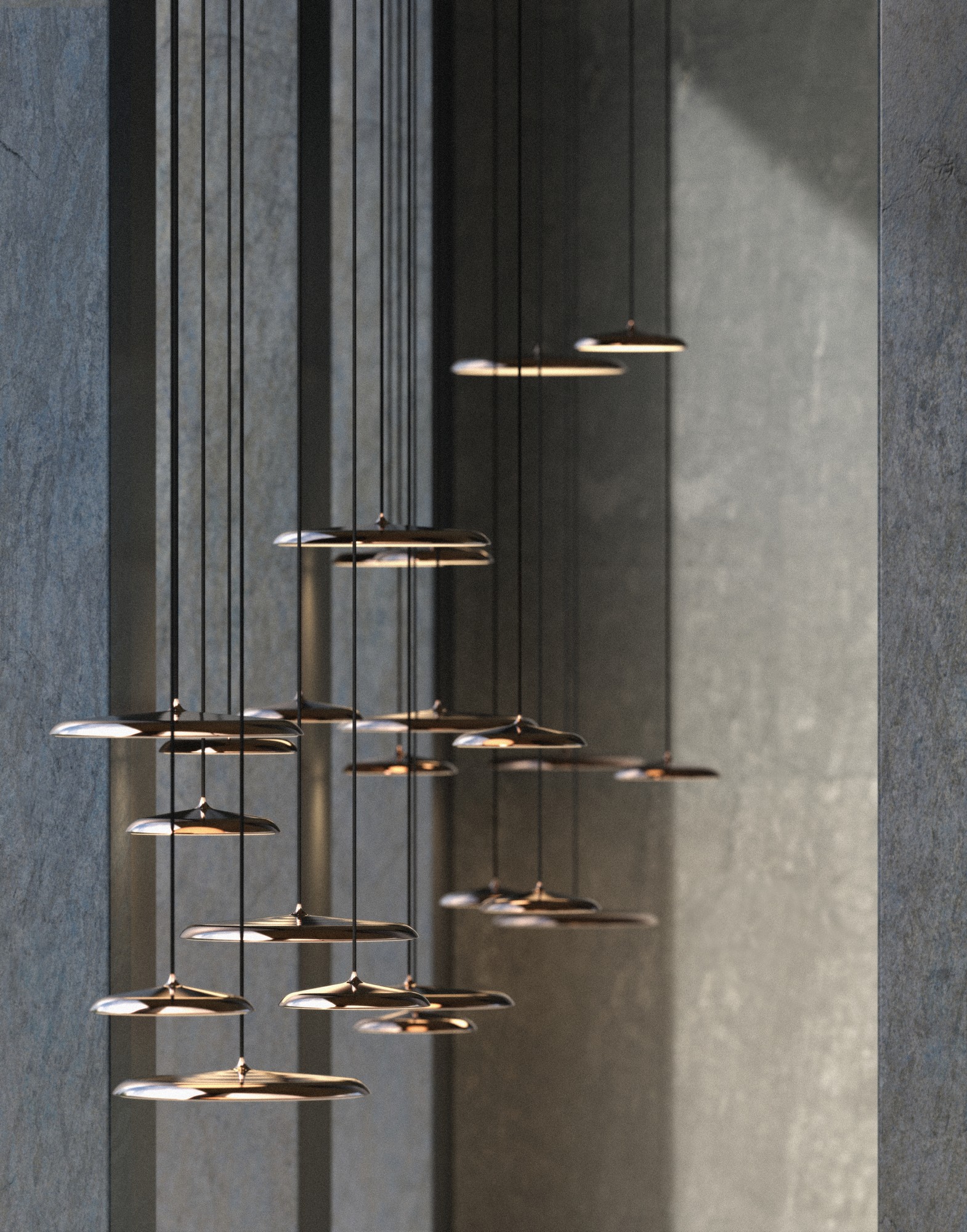 Lampa wisząca minimalistyczna Design For The People ARTIST 25 — miedziana, LED, 2420203030 - obrazek 5