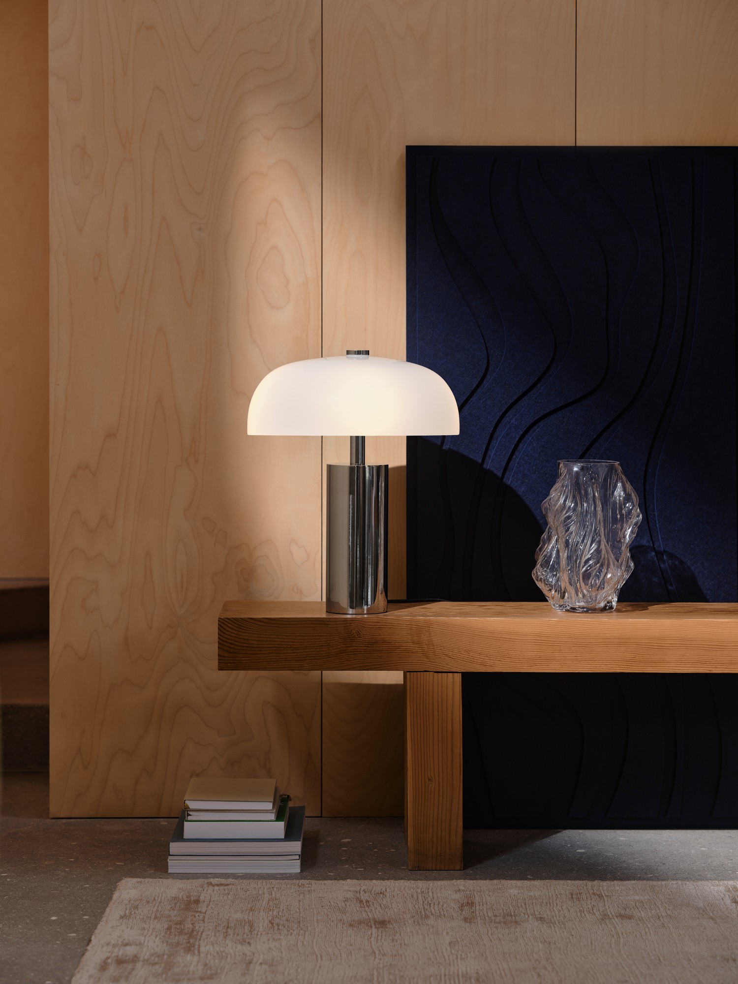 Lampa stołowa glamour Nordlux GABRIELLE — chromowana, E14, 2612435033 - obrazek 5