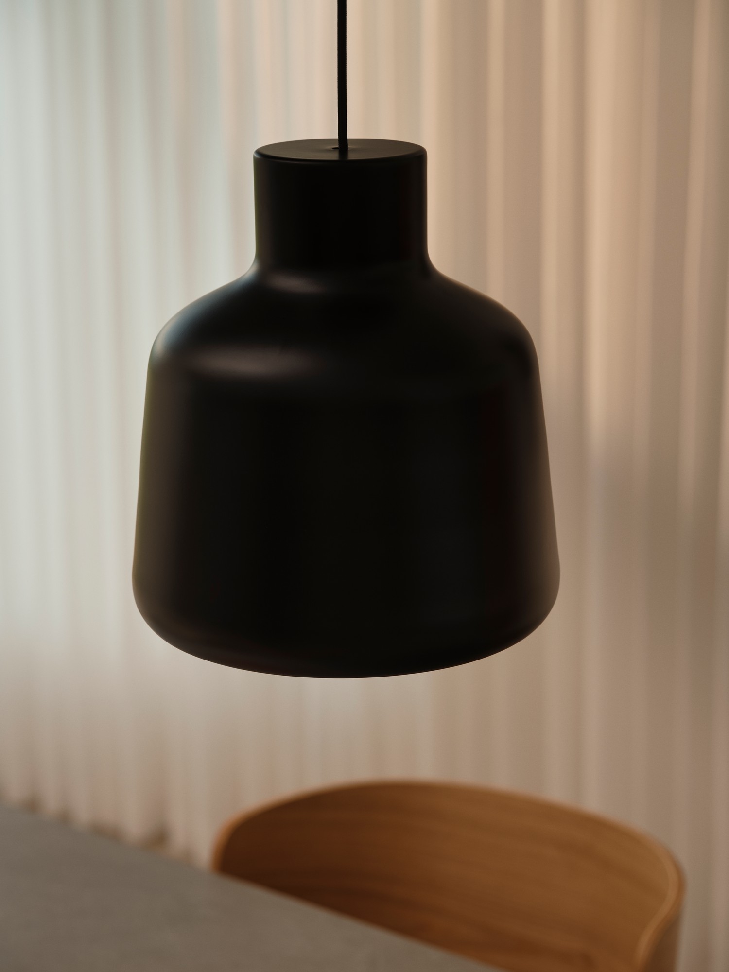 Lampa wisząca nowoczesna Nordlux LOUELLA 30 — czarna, E27, 2612073003 - obrazek 6