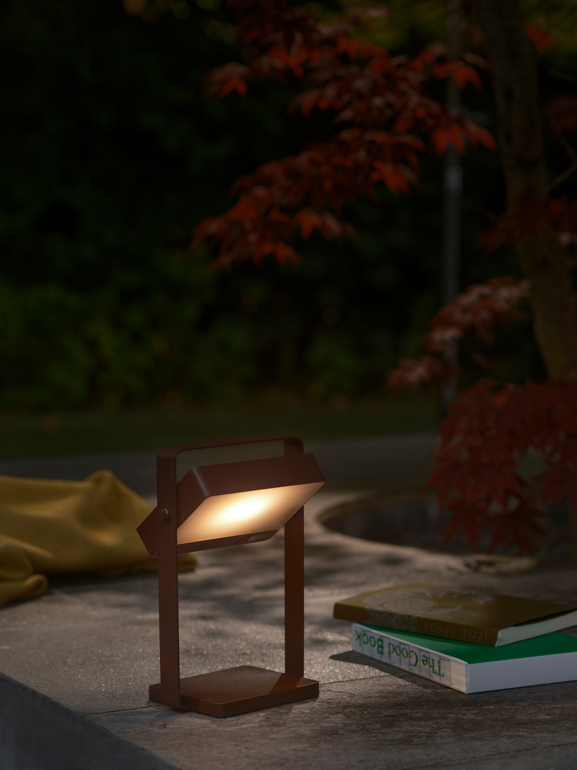 Lampa przenośna solarna minimalistyczna Nordlux SAULIO — brązowa, LED, 2418035018 - obrazek 5