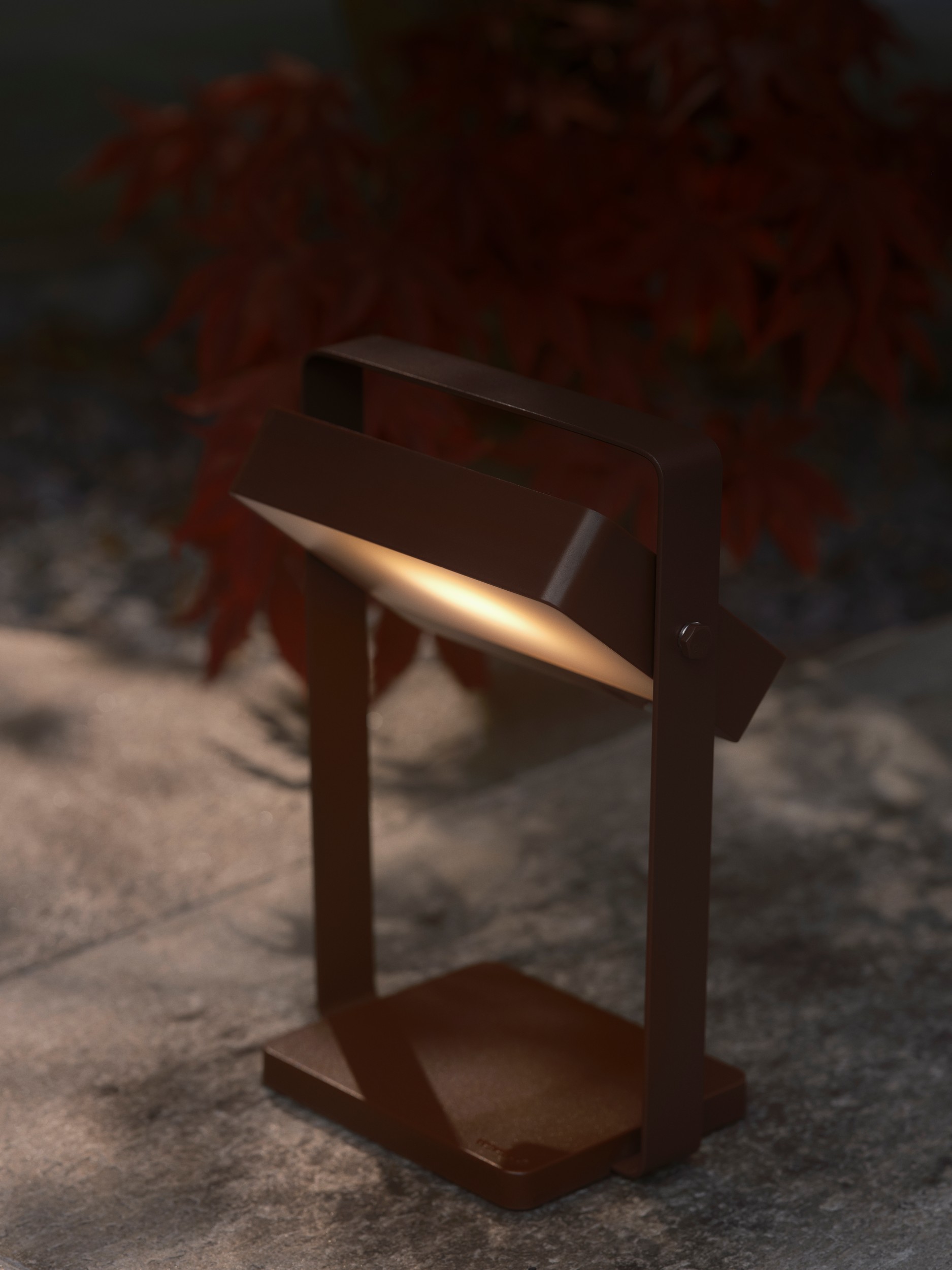Lampa przenośna solarna minimalistyczna Nordlux SAULIO — brązowa, LED, 2418035018 - obrazek 6