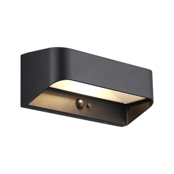 Kinkiet solarny minimalistyczny Nordlux MARCELLIO — czarny, LED, 2618001003