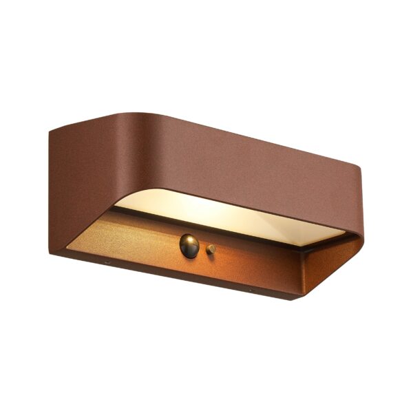 Kinkiet solarny minimalistyczny Nordlux MARCELLIO — brązowy, LED, 2618001018