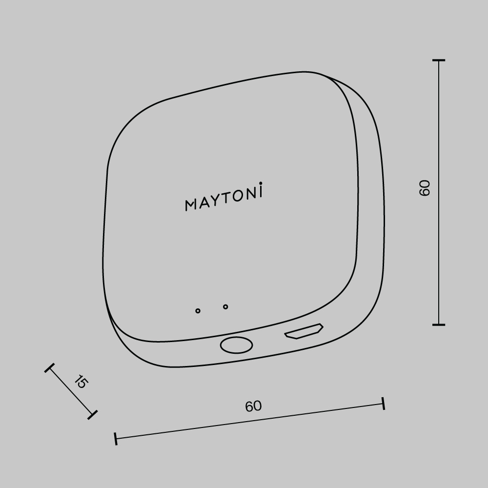 Bramka sterująca Wi-Fi MD-TRA034-W, biała – Maytoni - obrazek 4
