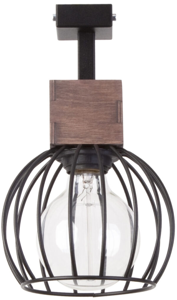 Plafon loftowy MILAN 1 BRĄZOWY, 1 × E27 – Sigma Lighting 31569
