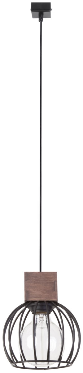 Lampa wisząca loftowa MILAN 1 BRĄZ, 1 × E27 – Sigma Lighting 31570
