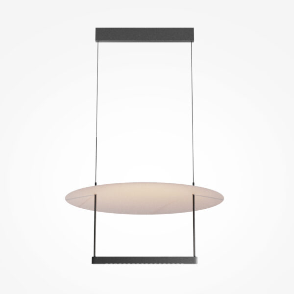 Lampa wisząca nowoczesna AMBIENCE MOD280PL-L30B3K1, czarno-biała, LED 30 W 3000 K – Maytoni